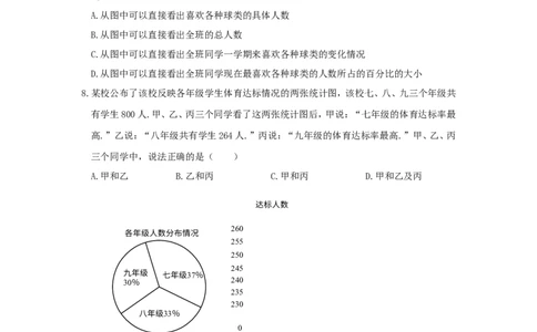 北师大版七年级数学上册第6章《数据的收集与整理》单元测试试卷及答案（4）（喜子的商铺）_1、初中学习资料_4-2、数学_北师大版_北师大版初中数学7上_单元测试