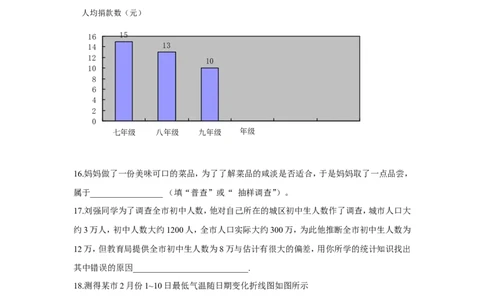 北师大版七年级数学上册第6章《数据的收集与整理》单元测试试卷及答案（7）（喜子的商铺）_1、初中学习资料_4-2、数学_北师大版_北师大版初中数学7上_单元测试