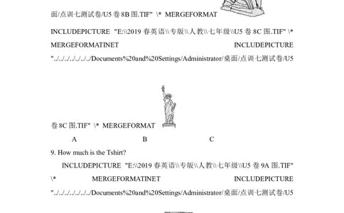 单元过关卷_1、初中学习资料_4-3、英语_4-3-2、初一英语下册_人教英语七年级下单元试卷（092份）_单元测试卷_Unit5Whydoyoulikepandas？