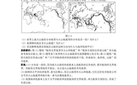 同步测控优化训练（海陆的变迁_1、初中学习资料_4-8、地理_4-8-1、初一地理上册_1.地理7上同步练习（31份）_第二套备用7年级上册同步训练及答案（17份）