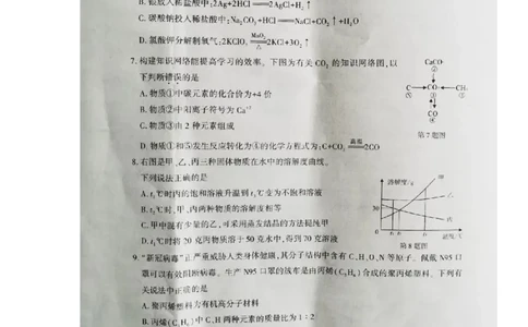 四川省眉山市2020年中考化学试题（扫描版，含答案）_1、初中学习资料_2024秋改版_九上化学课件最新版_化学中考真题卷（2019-2023）_2020中考化学_四川