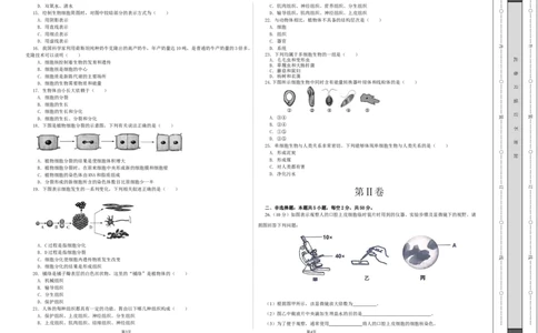 学易金卷：2021-2022学年七年级生物上学期期中测试卷（人教版）02（考试版）_1、初中学习资料_4-6、生物_4-6-1、初一生物上册_期中试卷（5份）