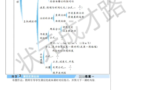 本章复习和总结_1、初中学习资料_2024秋改版_八上物理课件最新版_教案_第一章机械运动