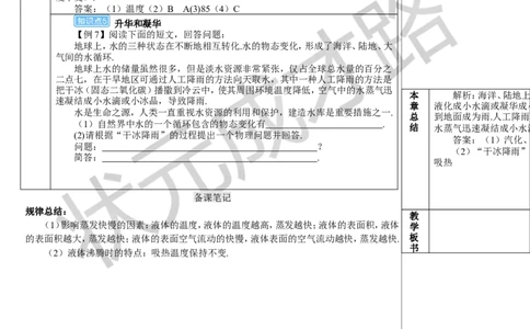 本章复习和总结_1、初中学习资料_2024秋改版_八上物理课件最新版_教案_第三章物态变化