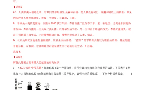 第01章人的由来单元测试（B卷&middot;提升能力）（解析版）_1、初中学习资料_4-6、生物_4-6-2、初一生物下册_单元测试（14份）