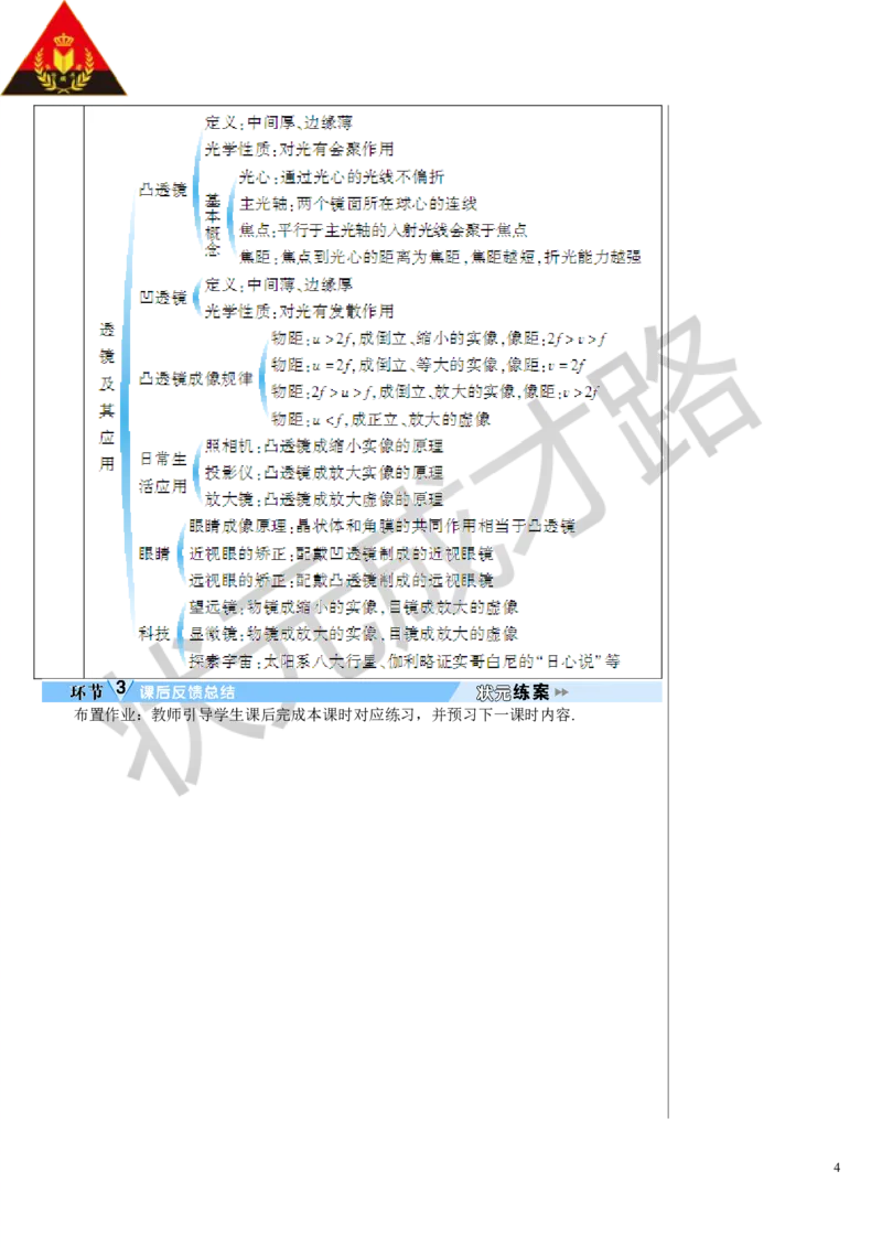 本章复习和总结_1、初中学习资料_2024秋改版_八上物理课件最新版_教案_第五章透镜及其应用
