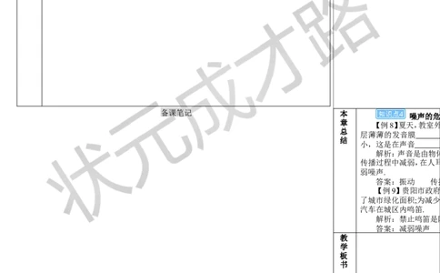 本章复习和总结_1、初中学习资料_2024秋改版_八上物理课件最新版_教案_第二章声现象
