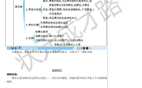 本章复习和总结_1、初中学习资料_2024秋改版_八上物理课件最新版_教案_第二章声现象