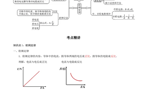 第十七章欧姆定律&mdash;（人教版）（解析版）_1、初中学习资料_4-4、物理_4-4-5、初三物理全册_人教版物理九年级全一册单元试卷（047份）_单元试卷第2套17套
