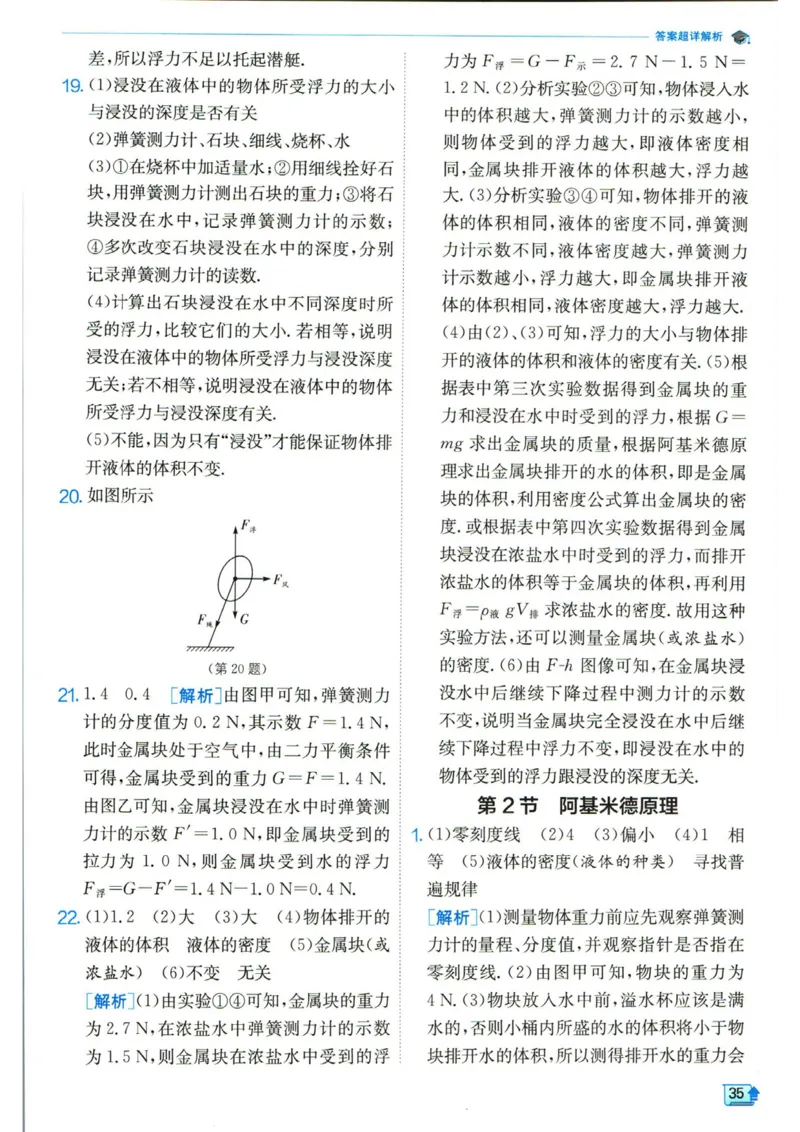 实验班提优训练八年级下册物理人教版答案_1、初中学习资料_24秋试卷_《实验班提优训练》_八年级
