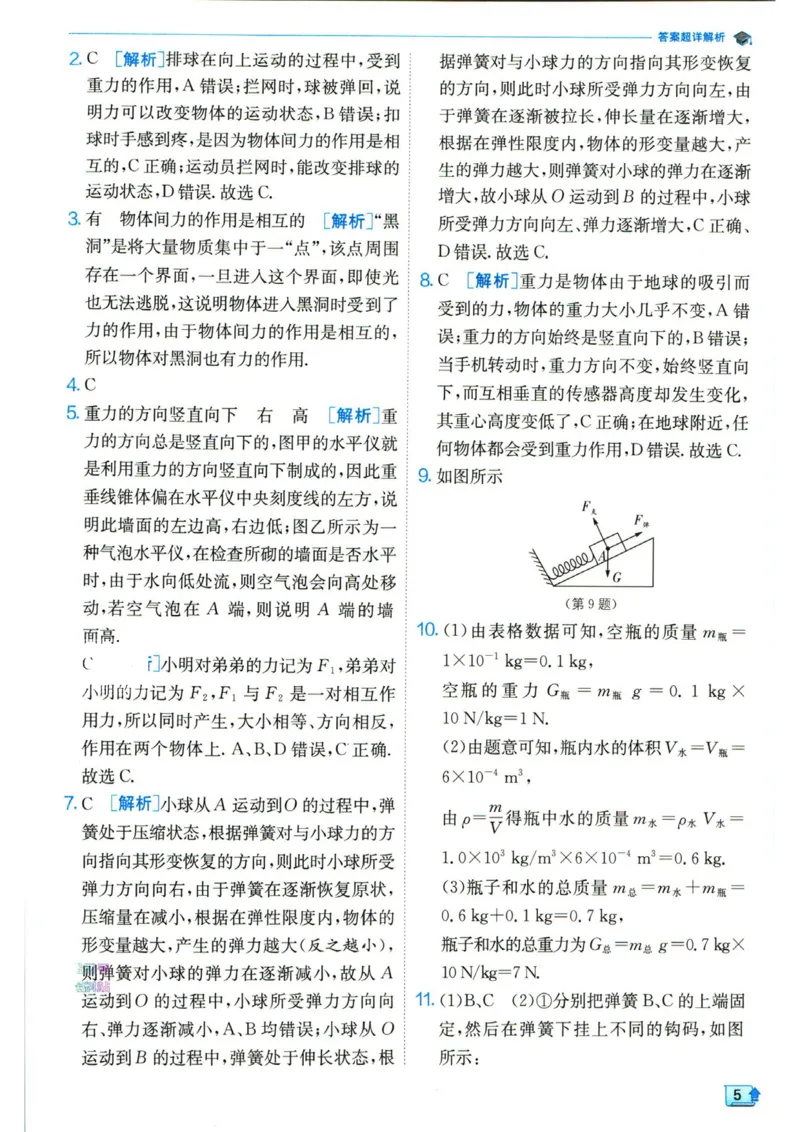 实验班提优训练八年级下册物理人教版答案_1、初中学习资料_24秋试卷_《实验班提优训练》_八年级