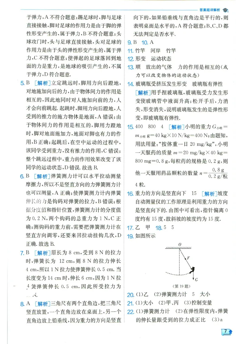 实验班提优训练八年级下册物理人教版答案_1、初中学习资料_24秋试卷_《实验班提优训练》_八年级