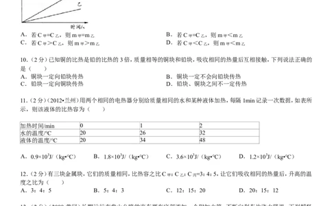 第13章内能_1、初中学习资料_4-4、物理_4-4-5、初三物理全册_2024更新_人教初中物理九年级上下同步练习、单元、期中、期末_九上物理练习_单元测试题及解析（10份）