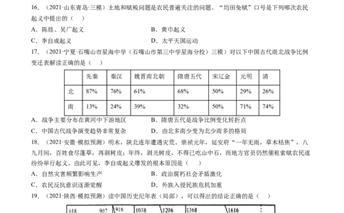 第17课明朝的灭亡-2021-2022学年七年级历史下册课后培优练（部编版）_1、初中学习资料_4-7、历史_4-7-2、初一历史下册_1、同步练习（89份）_1、2021-2022学年课后培优练（部编版）(21份)