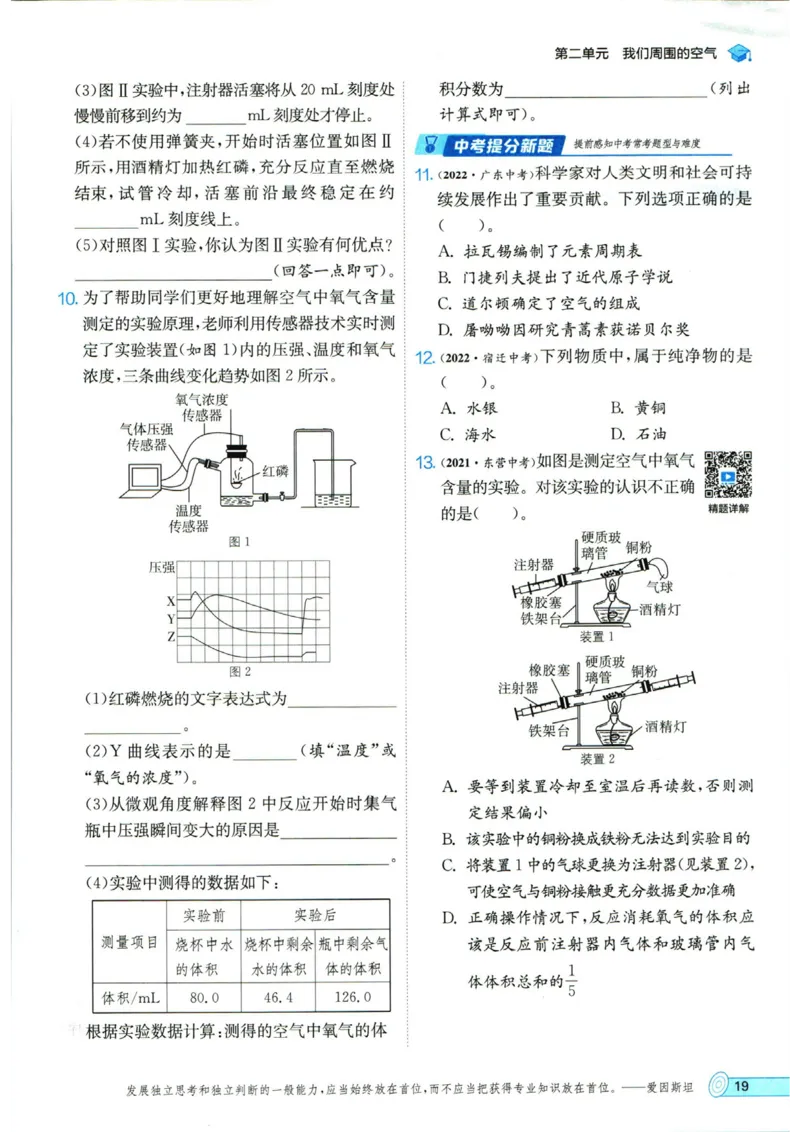 实验班提优训练九年级上册化学人教版_1、初中学习资料_24秋试卷_《实验班提优训练》_九年级