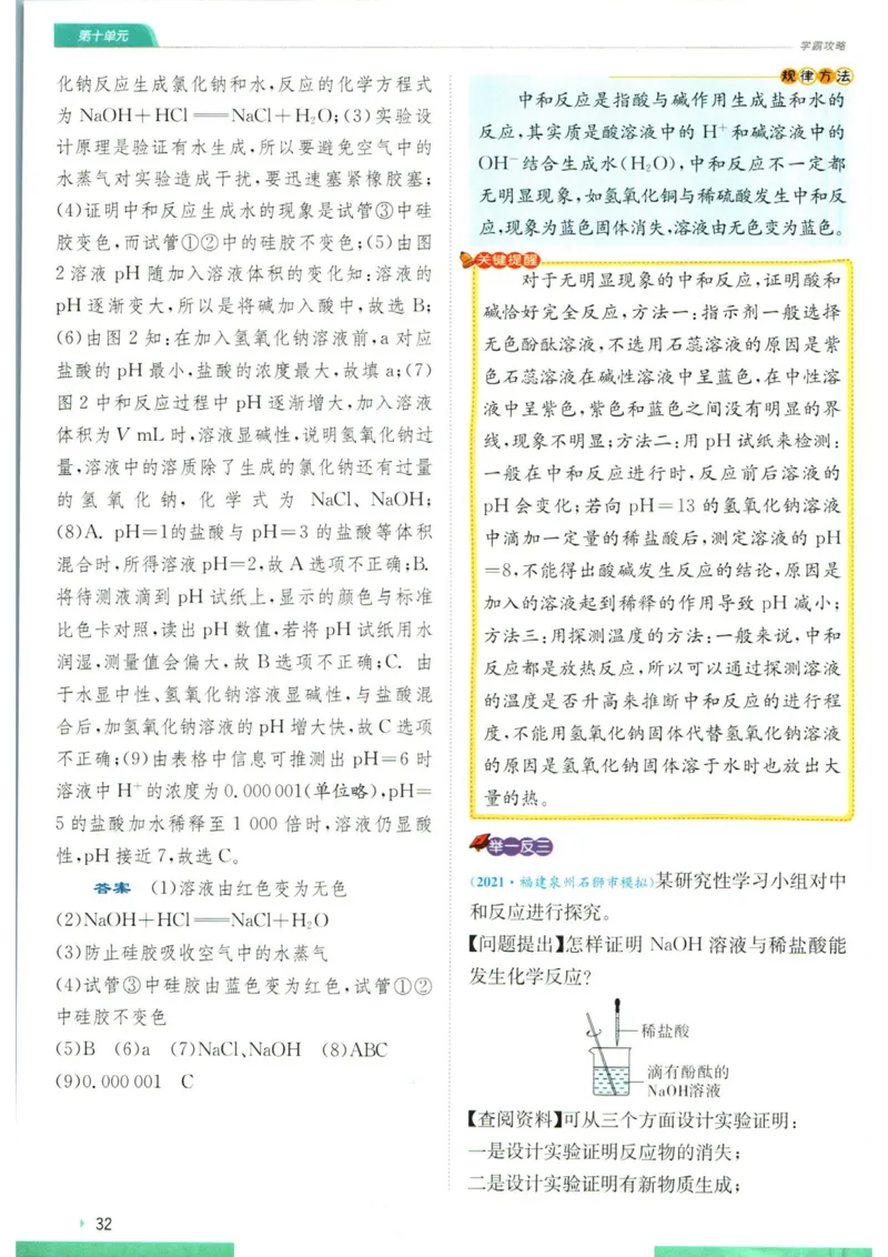 实验班提优训练九年级下册化学人教版学霸攻略_1、初中学习资料_24秋试卷_《实验班提优训练》_九年级