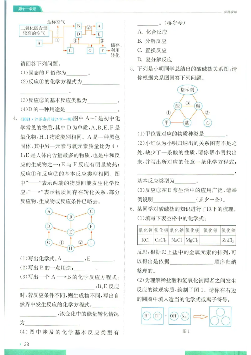 实验班提优训练九年级下册化学人教版学霸攻略_1、初中学习资料_24秋试卷_《实验班提优训练》_九年级