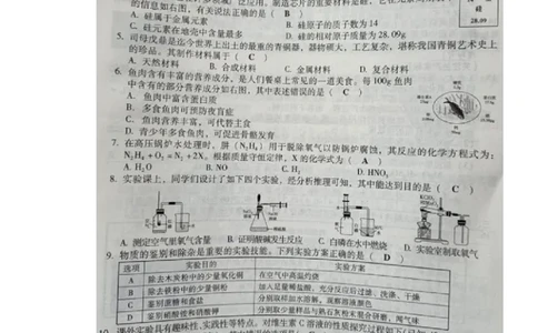 山西省阳泉市课改试点2020年中考化学真题（图片版）_1、初中学习资料_2024秋改版_九上化学课件最新版_化学中考真题卷（2019-2023）_2020中考化学