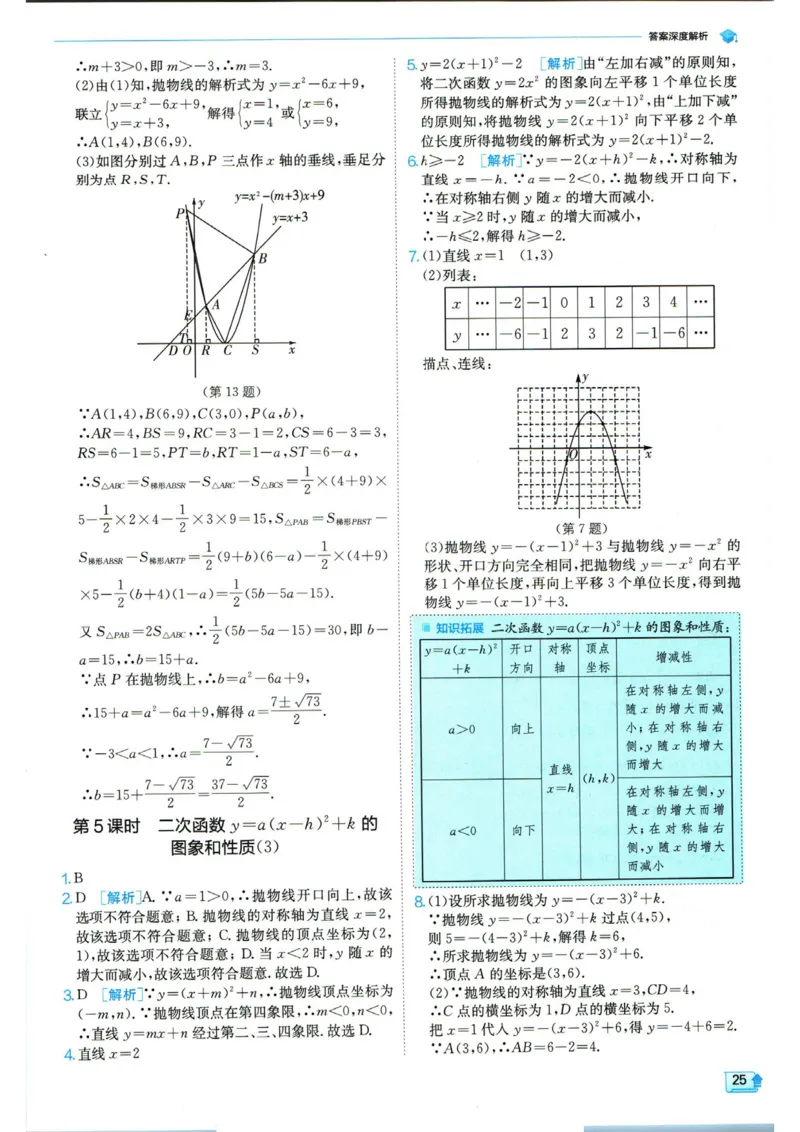 实验班提优训练九年级上册数学人教版答案_1、初中学习资料_24秋试卷_《实验班提优训练》_九年级