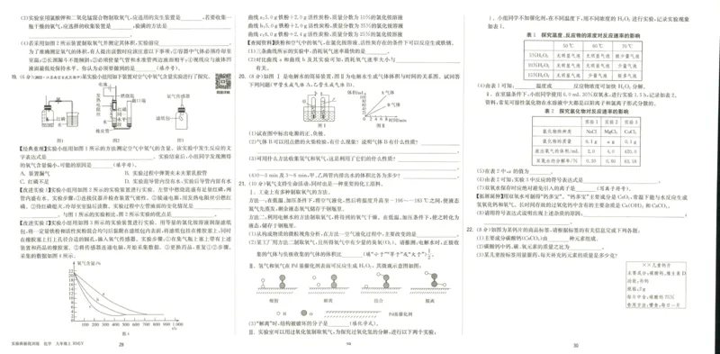 实验班提优训练九年级上册化学人教版测评卷_1、初中学习资料_24秋试卷_《实验班提优训练》_九年级