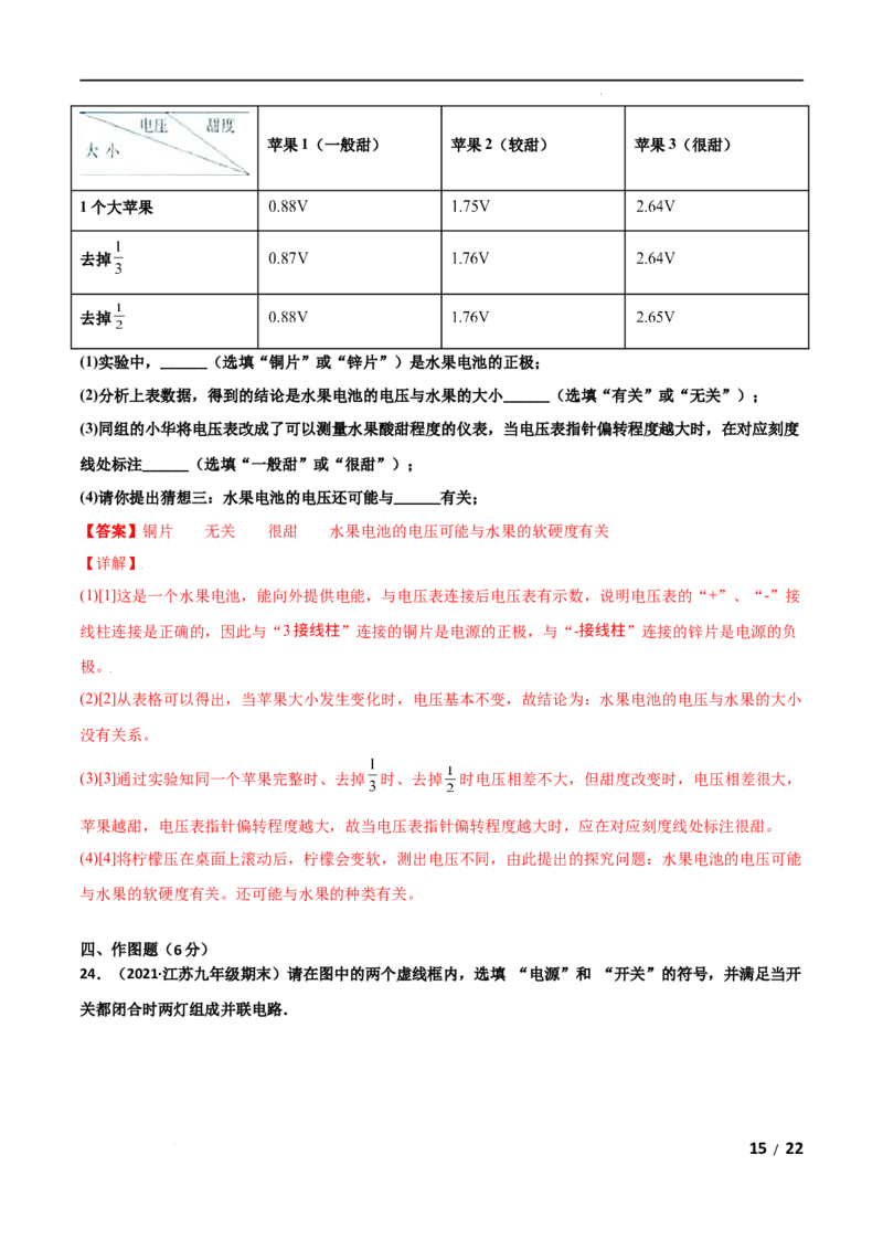 第16章电压电阻单元测试卷（A卷&middot;夯实基础）（解析版）_1、初中学习资料_4-4、物理_4-4-5、初三物理全册_2024更新_1人教物理试卷9全册单元测试新