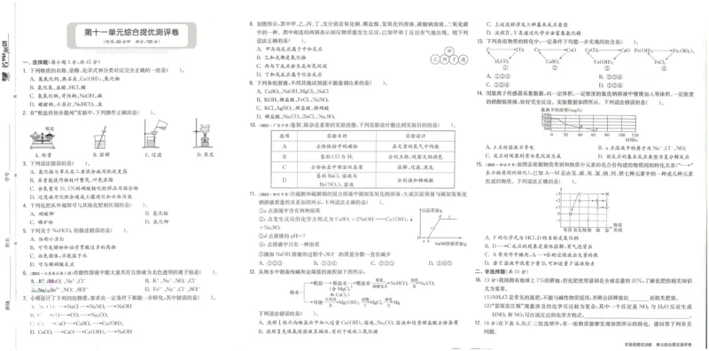 实验班提优训练九年级下册化学人教版测评卷_1、初中学习资料_24秋试卷_《实验班提优训练》_九年级