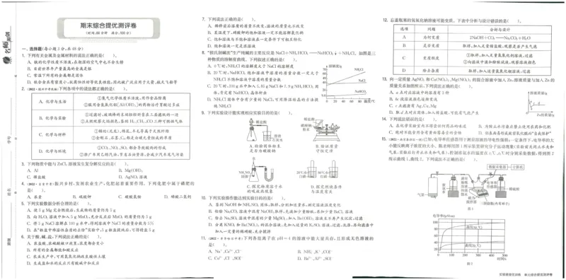 实验班提优训练九年级下册化学人教版测评卷_1、初中学习资料_24秋试卷_《实验班提优训练》_九年级