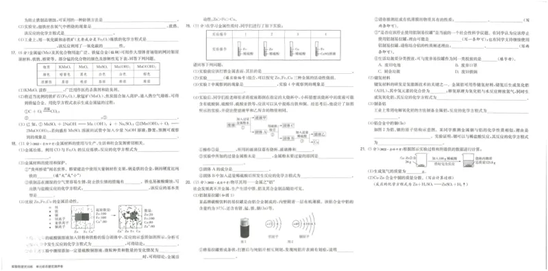 实验班提优训练九年级下册化学人教版测评卷_1、初中学习资料_24秋试卷_《实验班提优训练》_九年级