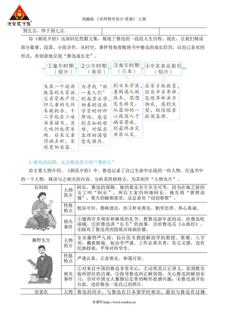 整本书阅读《朝花夕拾》精读、略读、浏览（名师教学设计&middot;简案）_1、初中学习资料_2024秋改版_人教七上语文新版课件_10.简洁教案_3.第三单元