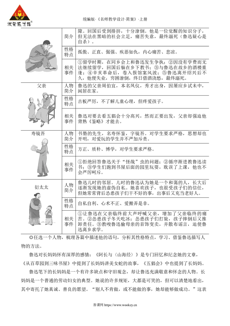 整本书阅读《朝花夕拾》精读、略读、浏览（名师教学设计&middot;简案）_1、初中学习资料_2024秋改版_人教七上语文新版课件_10.简洁教案_3.第三单元