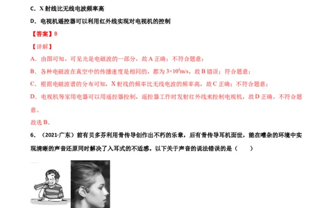 第21章信息的传递单元测试卷（A卷基础篇）（解析版）_1、初中学习资料_4-4、物理_4-4-5、初三物理全册_2024更新_1人教物理试卷9全册单元测试新