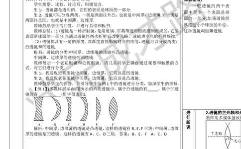 第1节透镜_1、初中学习资料_2024秋改版_八上物理课件最新版_教案_第五章透镜及其应用