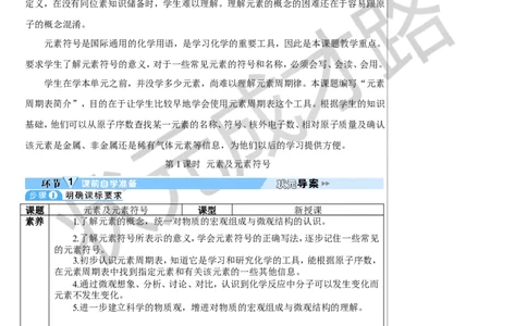 第1课时元素及元素符号_1、初中学习资料_2024秋改版_九上化学课件最新版_9化上教案_第三单元物质构成的奥秘_课题3元素