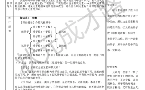 第1课时元素及元素符号_1、初中学习资料_2024秋改版_九上化学课件最新版_9化上教案_第三单元物质构成的奥秘_课题3元素