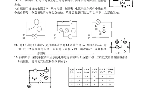 最新人教版九年级物理第十六章《电压电阻》复习提纲_1、初中学习资料_4-4、物理_4-4-5、初三物理全册_2024更新_人教初中物理9年级单元期中期末_第16单元