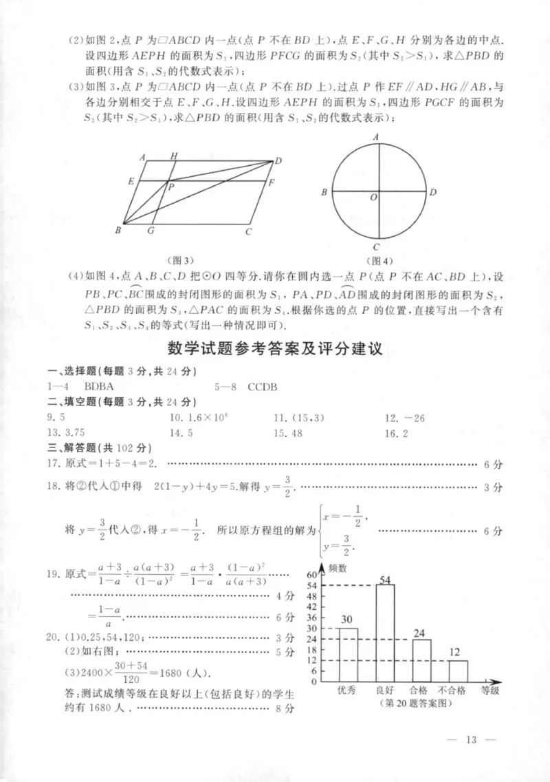 江苏连云港-扫描真题+答案_1、初中学习资料_2024秋改版_七上数学最新版课件_北师大版七上课课件_数学中考真题卷（2019-2023）_2020年中考数学试卷_江苏