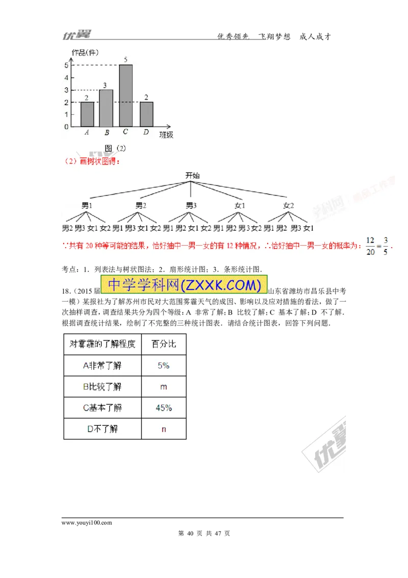 概率及其求法(含中考真题解析)_1、初中学习资料_4-2、数学_北师大版_北师大版初中数学9上_复习资料_期末拔高专题