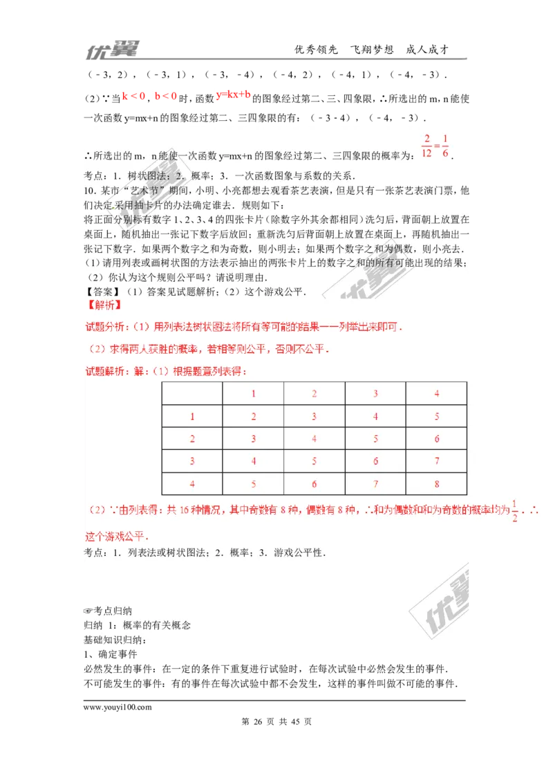 概率及其求法(含中考真题解析)_1、初中学习资料_4-2、数学_北师大版_北师大版初中数学9上_2022秋九数上(BS)--各阶段精品试题_复习资料_期末拔高专题