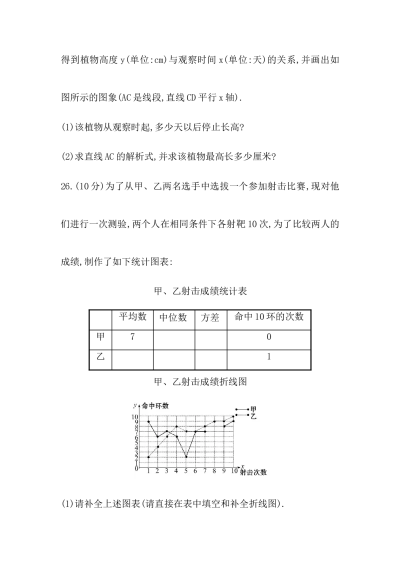 期末综合检测（含答案详解）_1、初中学习资料_4-2、数学_4-2-4、初二数学下册_人教数学八年级下期末试卷（024份）_期末测试卷（第1套含答案解析）（共1份）