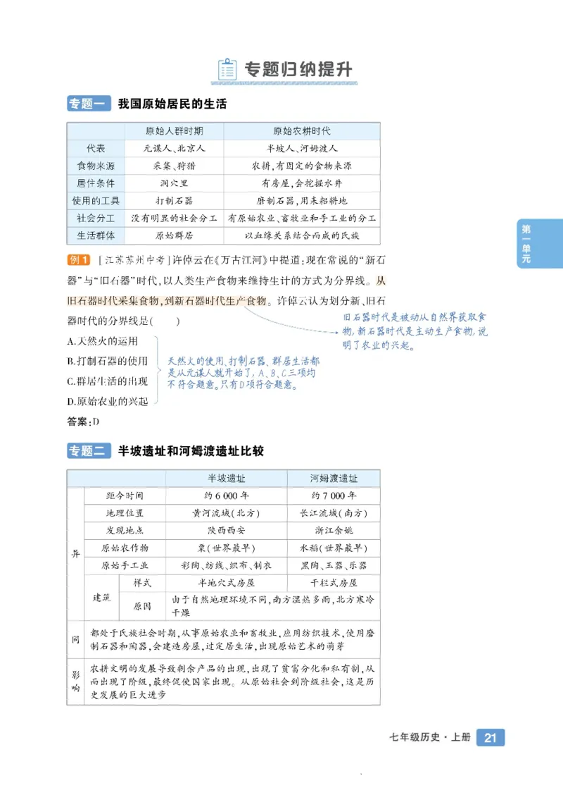 状元大课堂七年级上册历史人教版正文_1、初中学习资料_24秋试卷_《状元大课堂导学案》_7-9上册_初中历史《状元大课堂》导学案