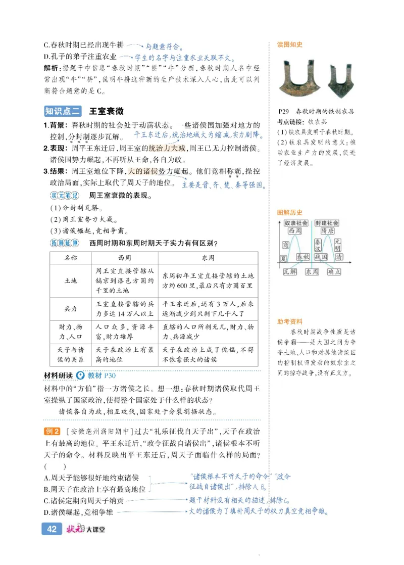 状元大课堂七年级上册历史人教版正文_1、初中学习资料_24秋试卷_《状元大课堂导学案》_7-9上册_初中历史《状元大课堂》导学案