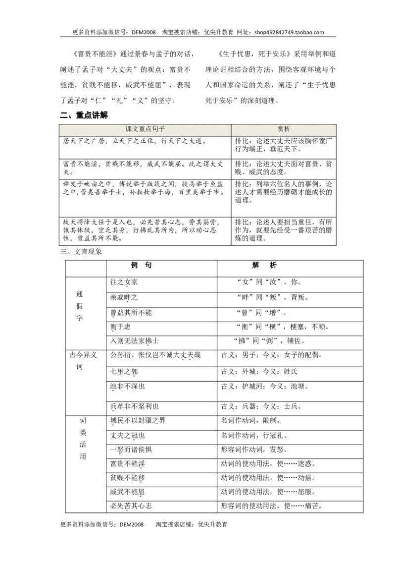 第六单元知识总结记背（1）（部编版）_1、初中学习资料_4-1、语文_4-1-3、初二语文上册_部编语文八年级上知识总结（007份）