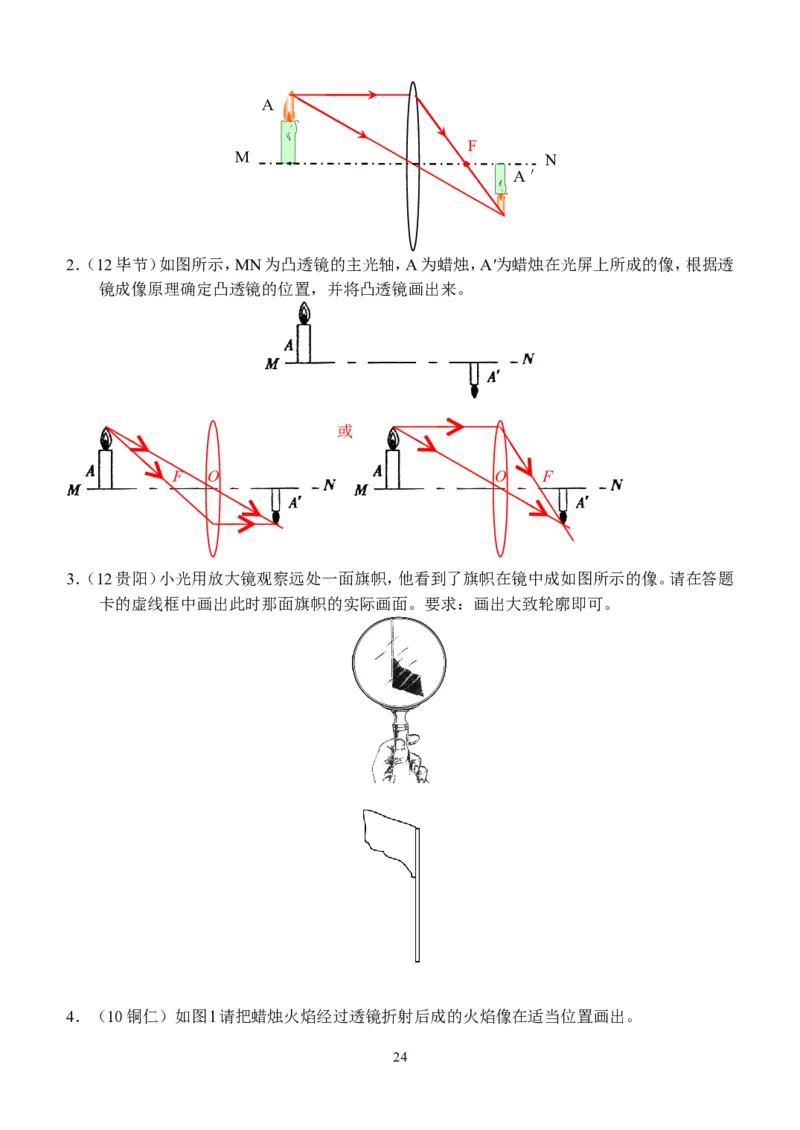 物理第5章第2节：生活中的透镜_1、初中学习资料_4-4、物理_4-4-3、初二物理上册_2023更新_人教版8年级上册全册同步练习及答案（51份）