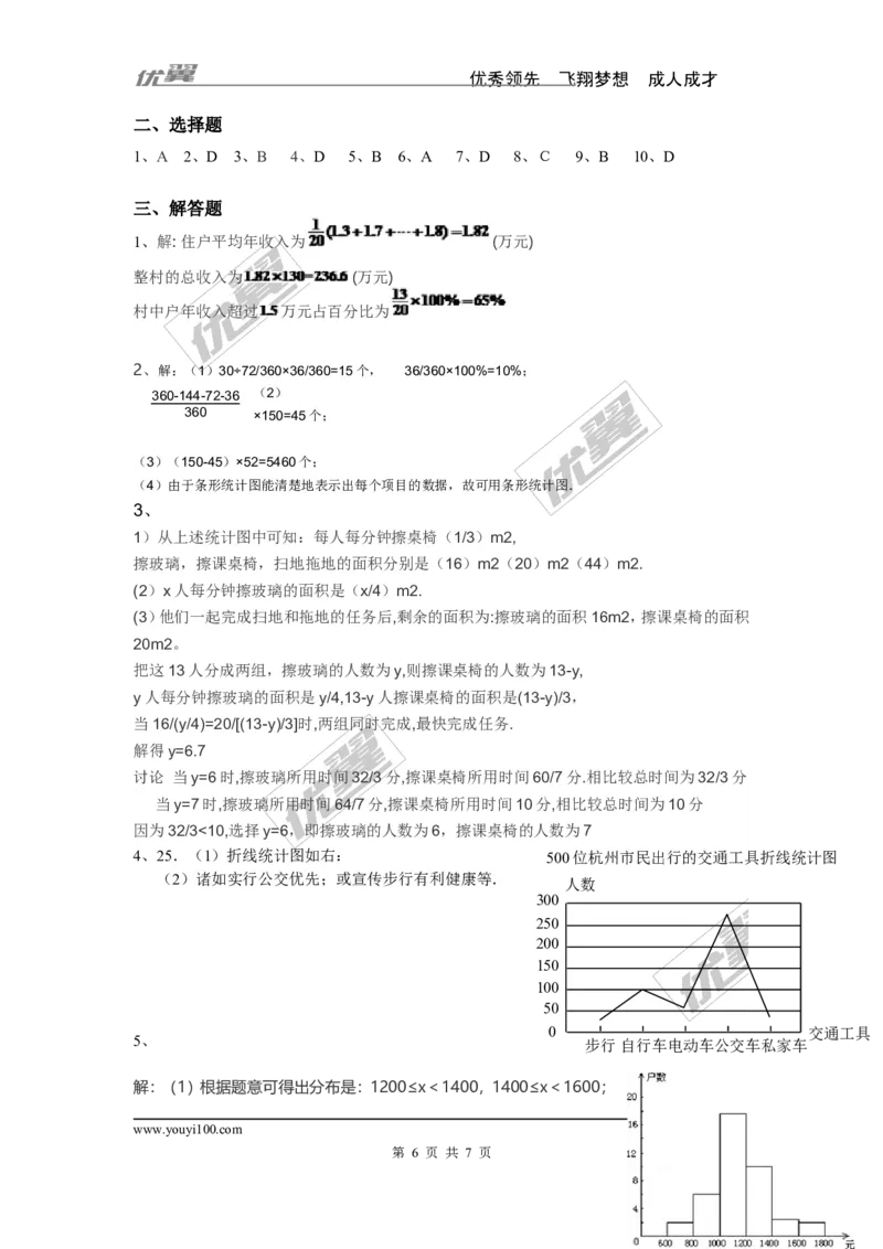 第六章单元检测_1、初中学习资料_4-2、数学_北师大版_北师大版初中数学7上_2022秋七数上(BS)--各阶段精品试题_复习资料