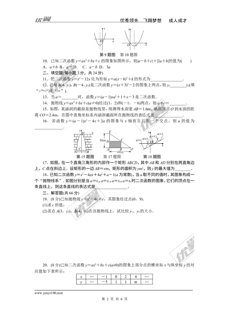 第二章检测卷_1、初中学习资料_4-2、数学_北师大版_北师大版初中数学9下_《学练优》检测卷_通用版