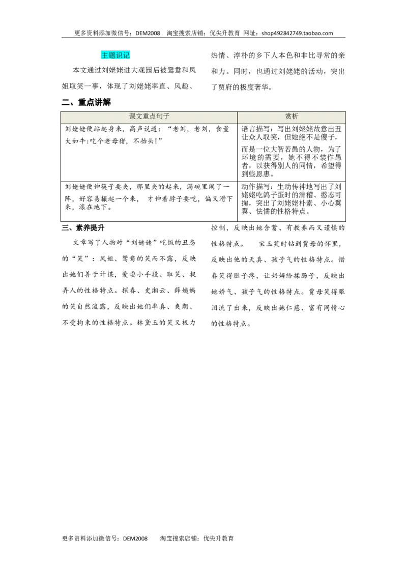 第六单元知识总结_1、初中学习资料_4-1、语文_4-1-5、初三语文上册_部编语文九年级上知识总结（007份）