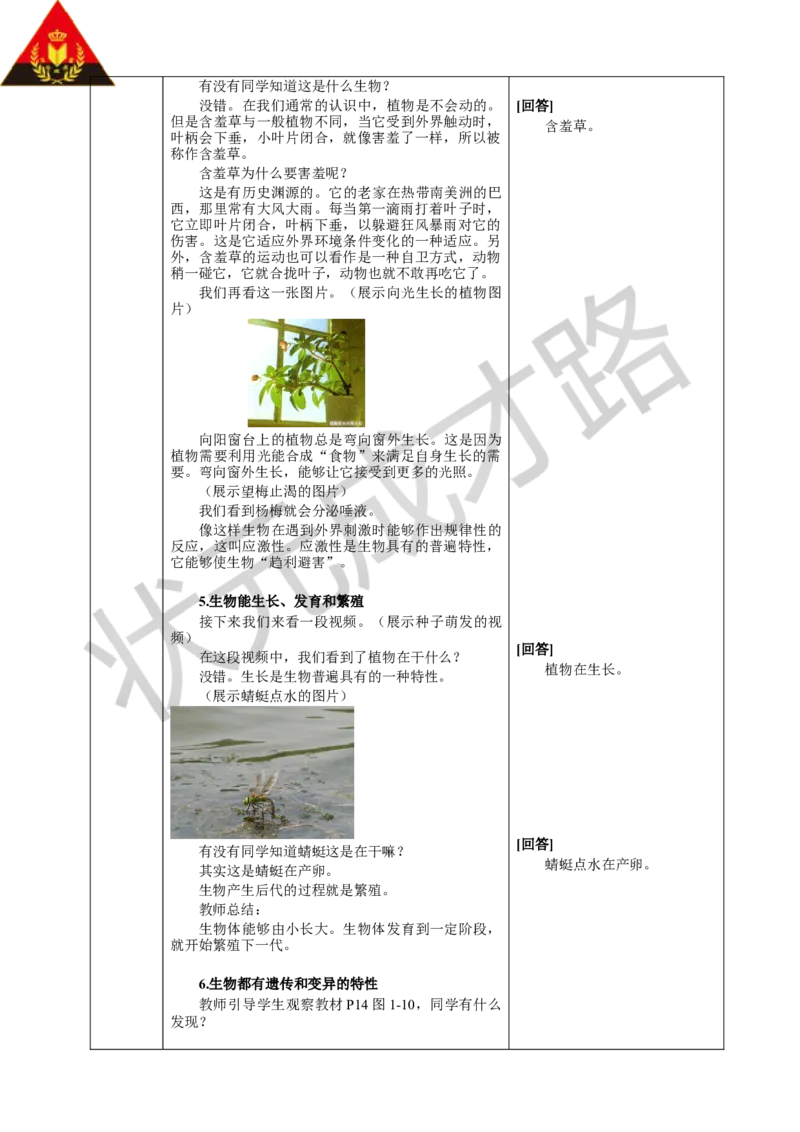 第二节生物的特征_1、初中学习资料_2024秋改版_七上生物最新版课件_教案_第一单元生物和细胞_第一章认识生物