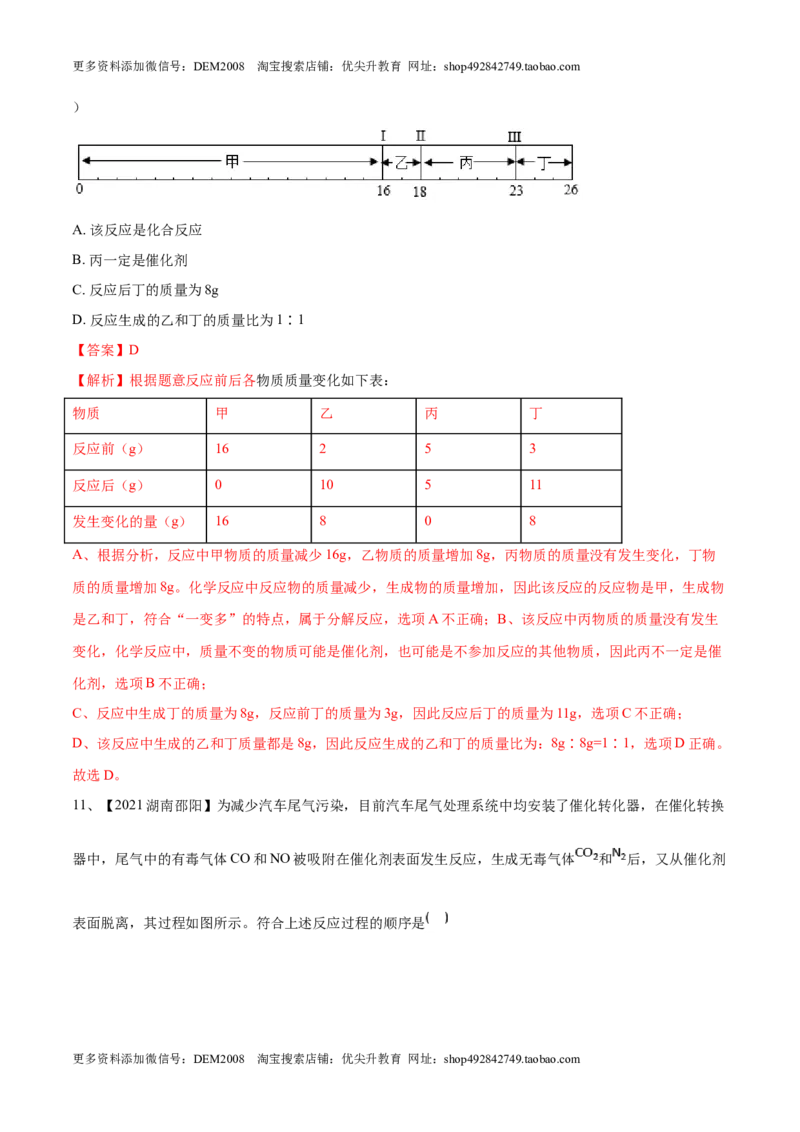 第五单元化学方程式单元测试卷（B卷&middot;提升能力）（人教版）（解析版）_1、初中学习资料_4-5、化学_4-5-5、初三化学上册_人教化学九年级上单元试卷（040份）_单元试卷第1套