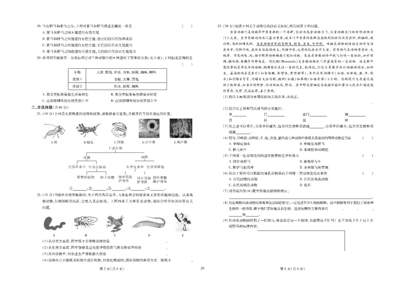 黄冈全优卷生物8a_1、初中学习资料_24秋试卷_初中全科《黄冈全优卷》(1)