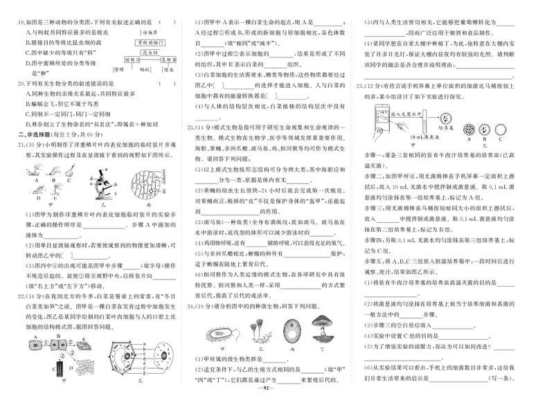 人七生试卷hHQ2wQyDMstBGZW_5、期末试卷合集_七上期末试卷24秋